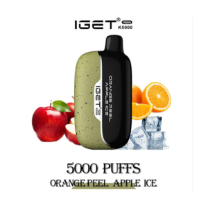 IGET Moon 5000 - Orange Peel Apple ICE